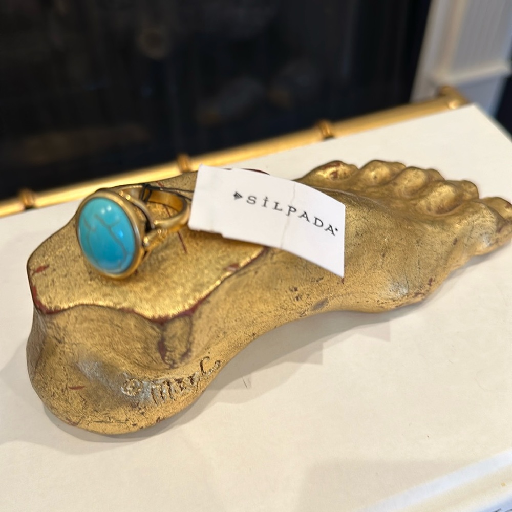 Silpada Turquoise Ring, size 6